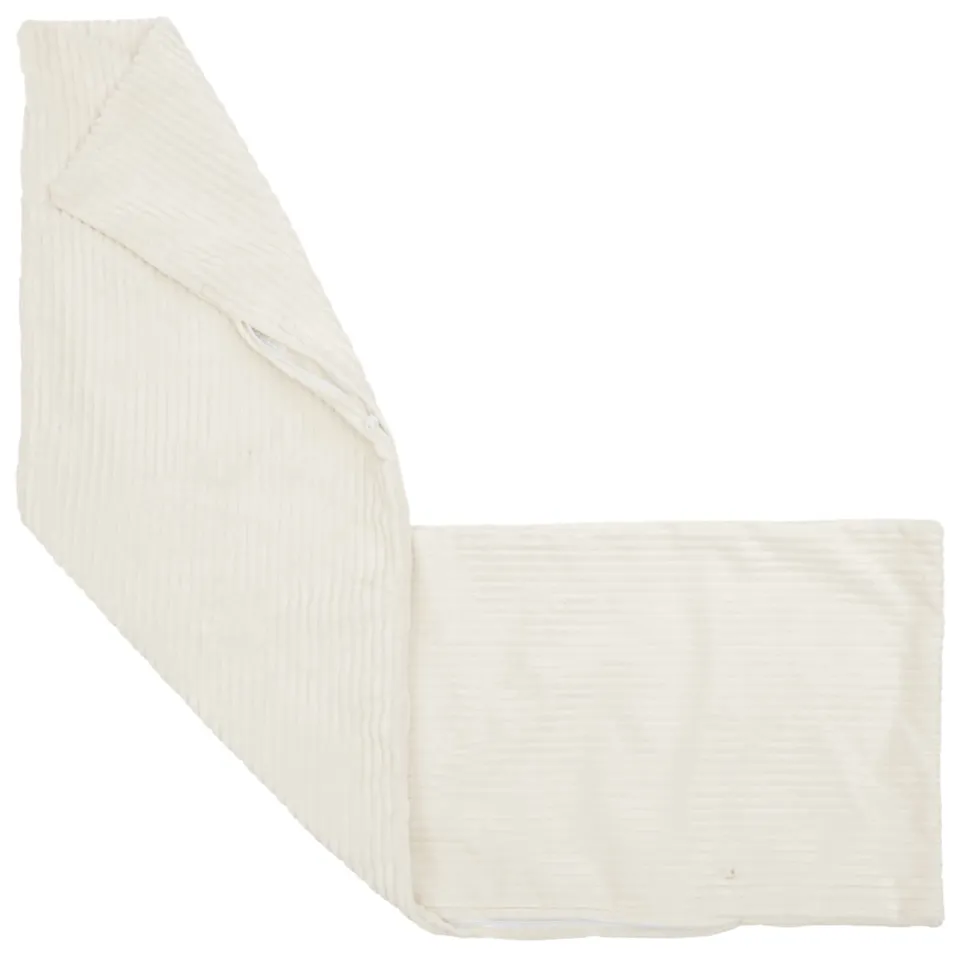 vidaXL Kussensloop 2 st HEERLEN Crèmekleurig 40 x 145 cm corduroy, foto 4