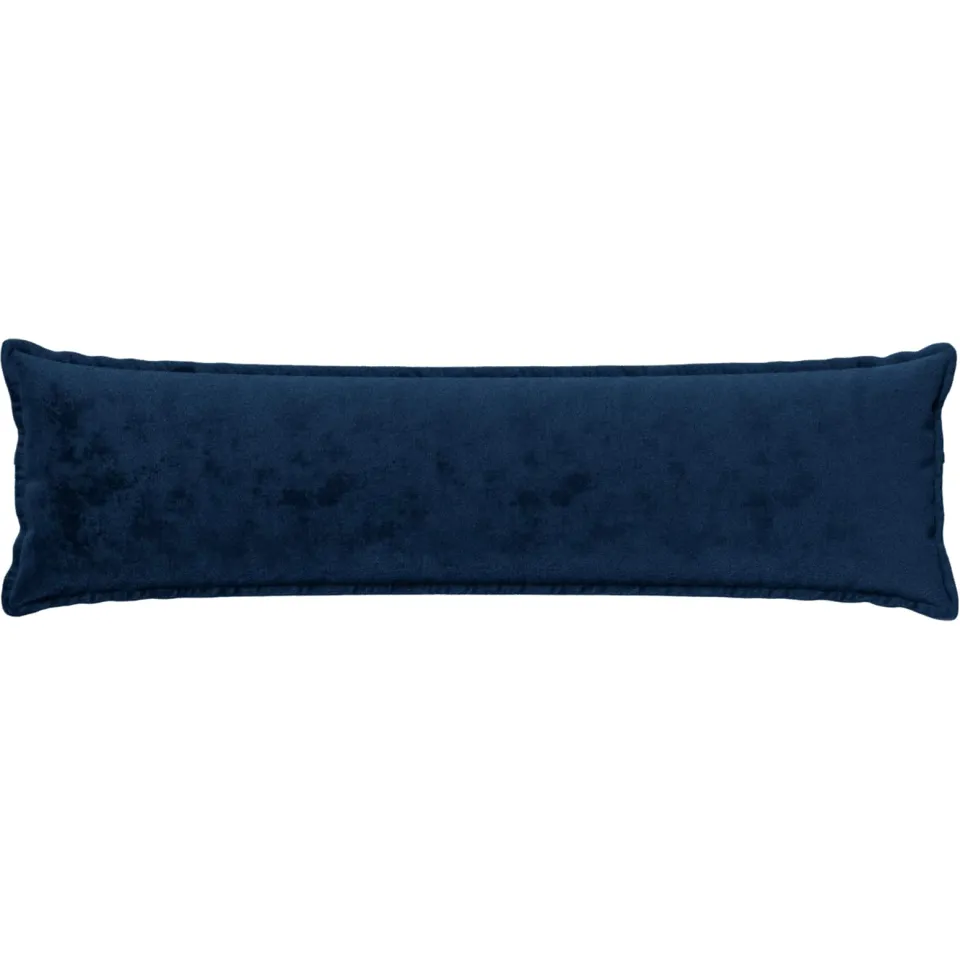 vidaXL Kussensloop 2 st HOUTEN Marineblauw 40 x 145 cm Flanel