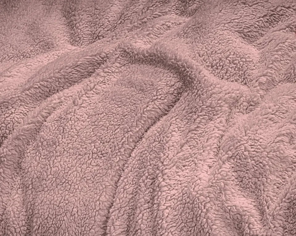 W teddy dekbedovertrek 2-persoons (200x220 cm) roze, foto 2