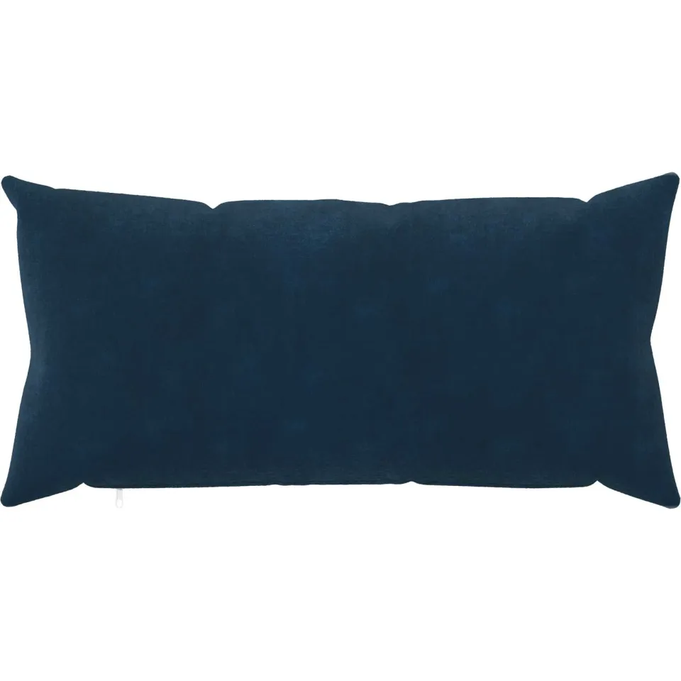 vidaXL Kussensloop 2 st HEERLEN Blauw 40 x 70 cm Microfiber Fleece
