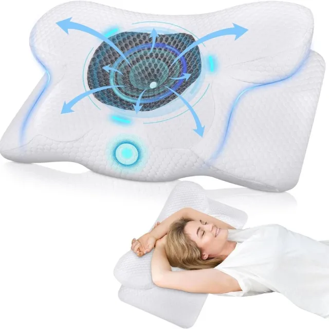 DailySupplies® Anti Snurk Kussen - Apneu Producten - Hoofdkussen Nekpijn Wit