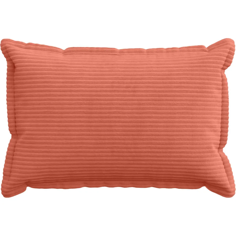 vidaXL Kussensloop 2 st HOUTEN Rood-oranje 30 x 50 cm corduroy Vermiljoen