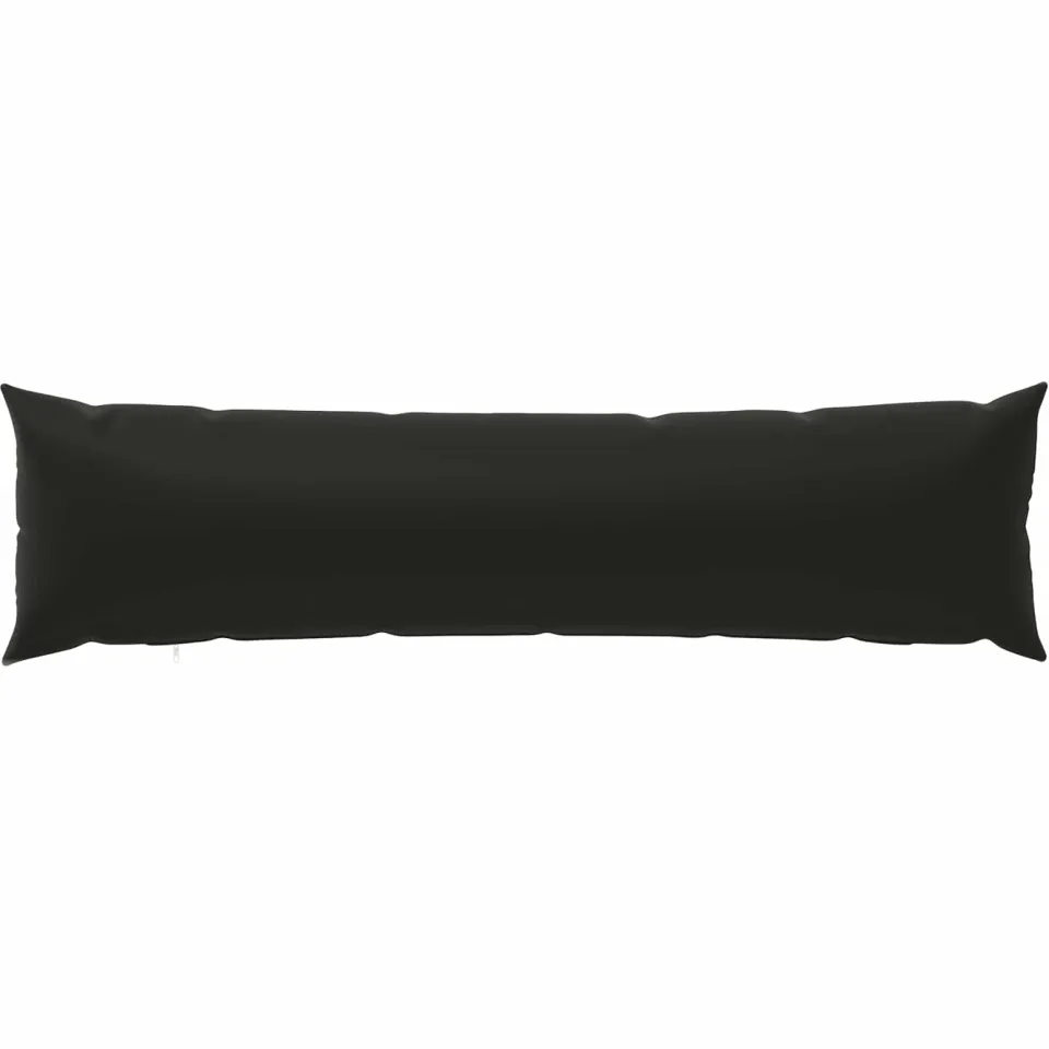vidaXL Kussensloop 2 st HEERLEN Zwart 40 x 145 cm Polyester, foto 4