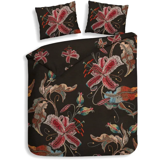 Heckettlane Dekbedovertrek Zia - Multi - Dekbedovertrek van 100% Katoen-Satijn - Dekbedovertrek 200x200-220 cm - Tweepersoons - Santa Fe Zia Multi