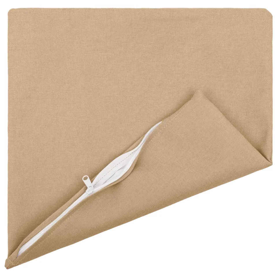vidaXL Kussensloop 12 st HEERLEN Crèmekleurig 40 x 40 cm Stof, foto 4
