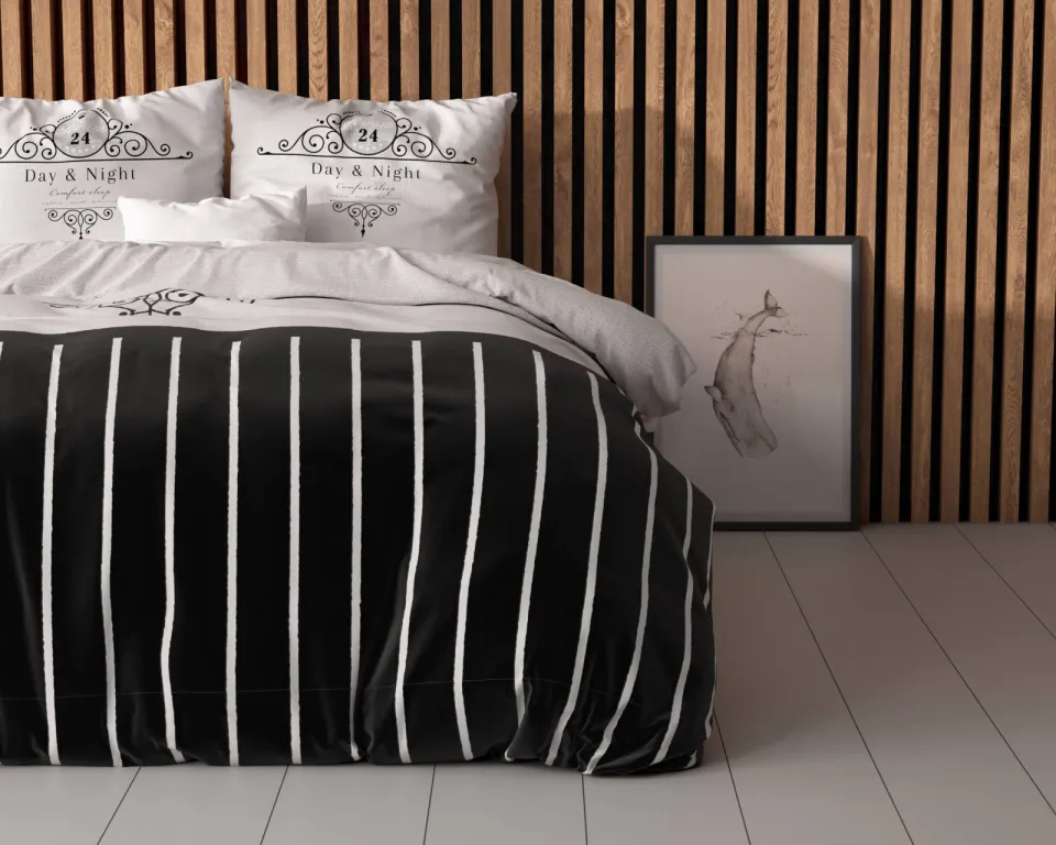 Sleeptime polyester dekbedovertrek 2-persoons (200x220 cm) zwart, foto 4