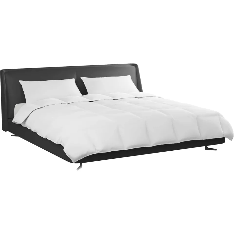 vidaXL Dekbed Set met kussen 3 st Wit Donsveertjes, foto 2