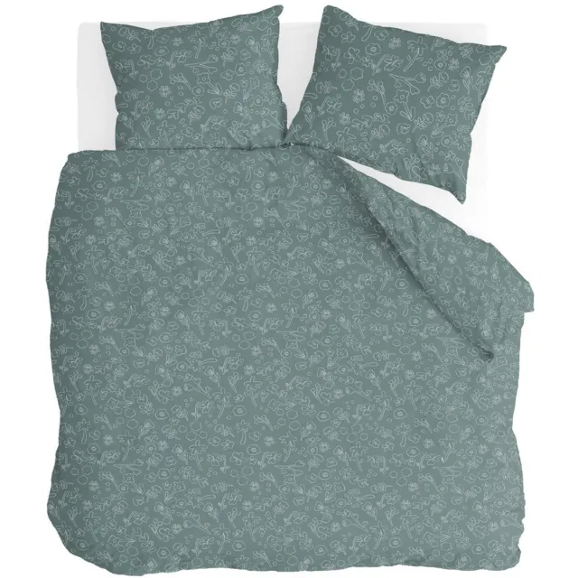 BYRKLUND Dekbedovertrek Vedor - 80% Polyester / 20% Katoen - Antraciet, foto 2