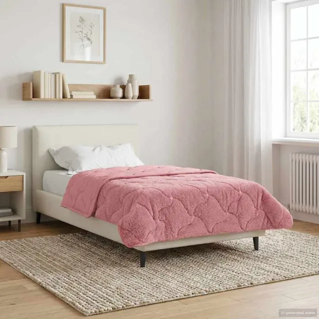 vidaXL Zomer Dekbed 140 x 200 cm Zomer Roze