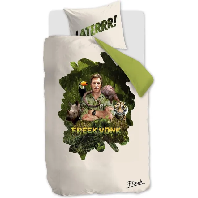 Freek Vonk Laterrr dekbedovertrek - Eenpersoons - 140x200 - Zand