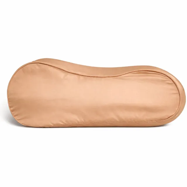 Silk Heaven Zijden kussensloop ergonomisch 30x50cm Golden Sand - 22 Momme - 100% moerbeizijde - Silk Heaven - 30x50cm Zand