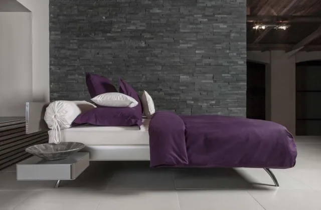Refined HNL Refined Basic Twill Dekbedovertrek - Litsjumeaux XL - 260x200/220 cm - Aubergine