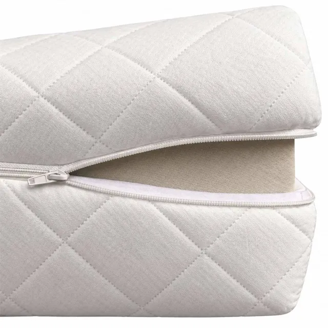 MatrasDirect Matrashoes de Luxe met rits 14 t/m 15 cm - 90x200 Wit