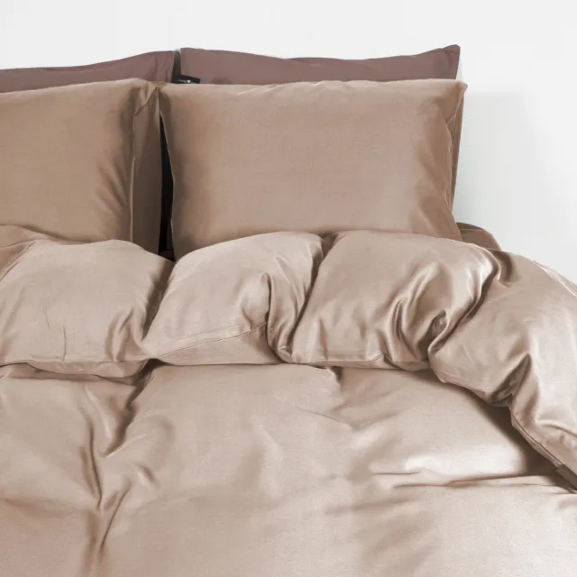 Primaviera Dekbedovertrek 100% Bamboe -140x200/220 cm - Taupe
