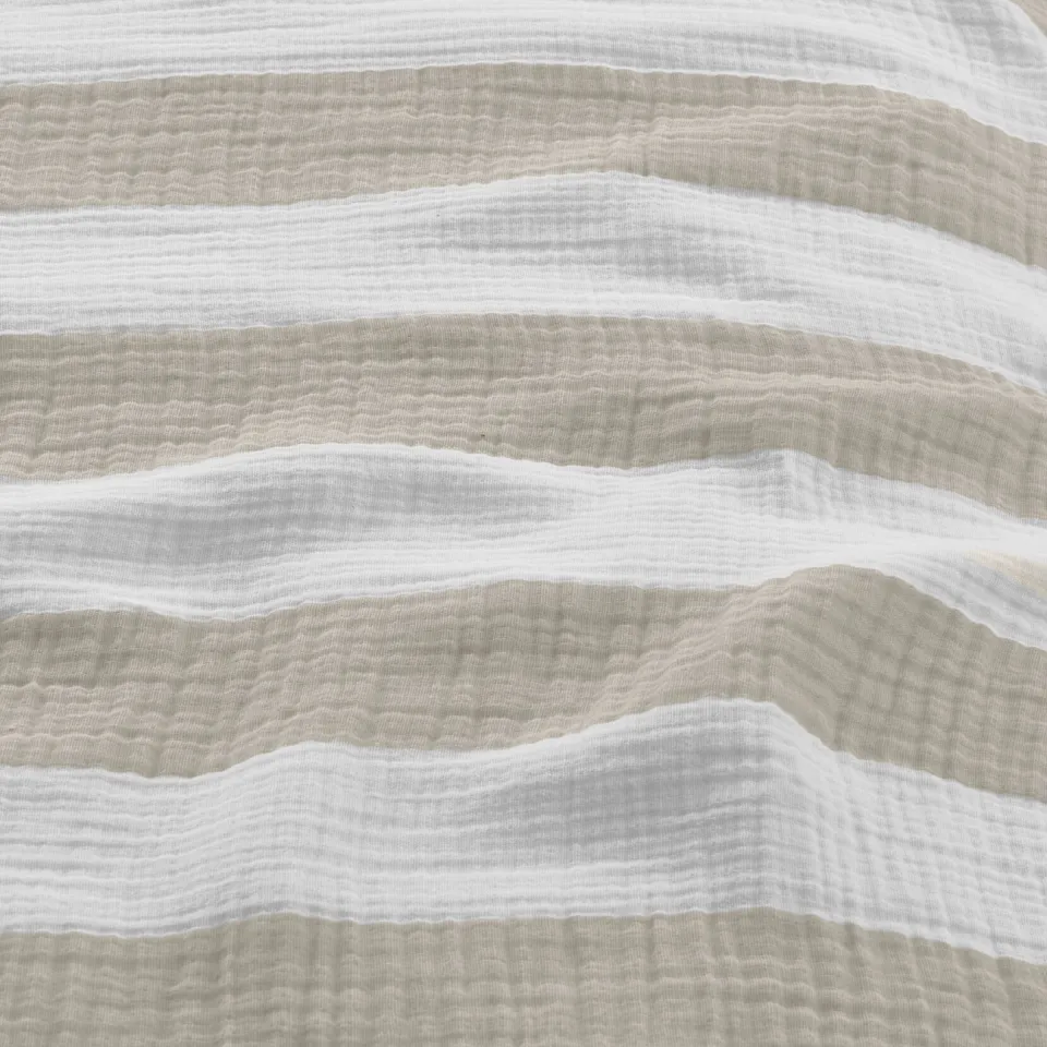 Riviera Maison mousseline dekbedovertrek beige, foto 7