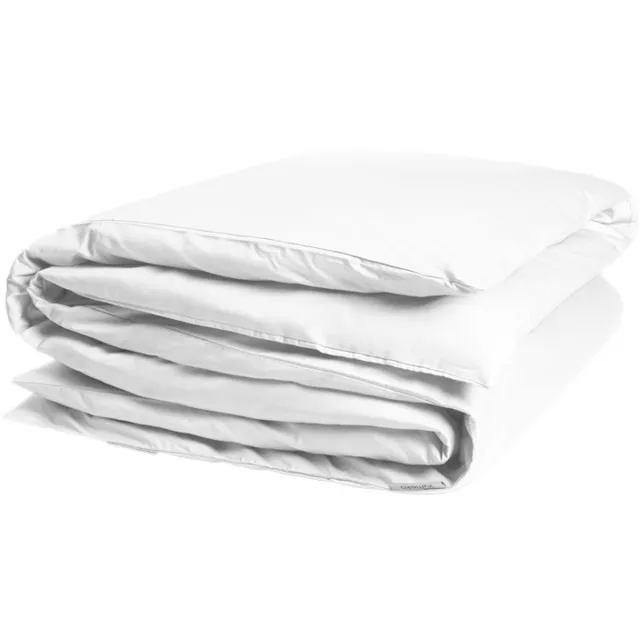 Yumeko dekbedovertrek katoensatijn wit (zonder slopen) - Bio, eco & fairtrade Pure White