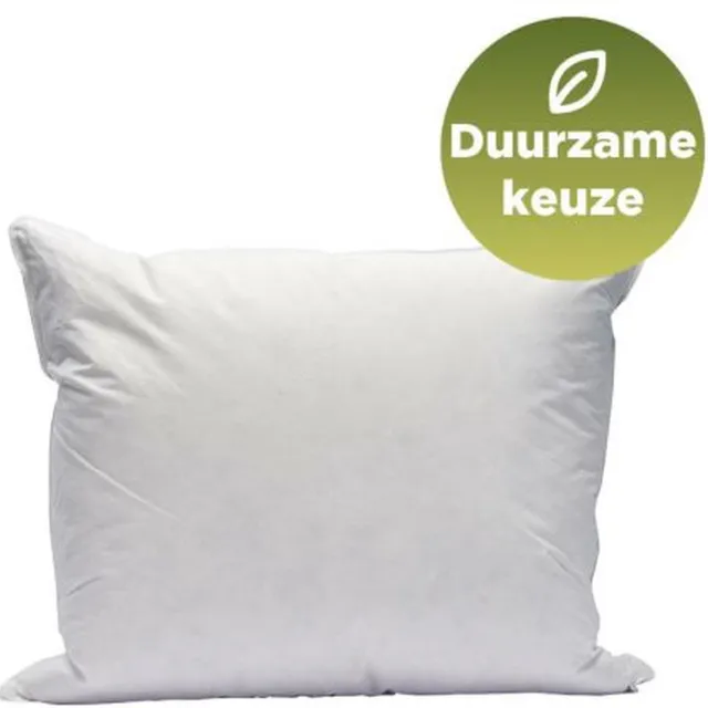 altijdgoedslapen gerecycled Nextlife dons Hoofdkussen Bloesem 60x70 cm. wit