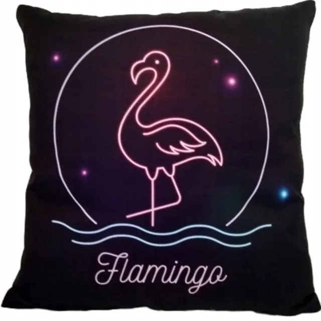 Granda Decoratieve Kussensloop Flamingo 45x45 cm - Stijlvolle Woondecoratie Multicolor