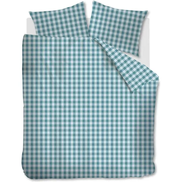 Ambiante Arvid dekbedovertrek - Lits-Jumeaux XL - 260x200/220 - Groen