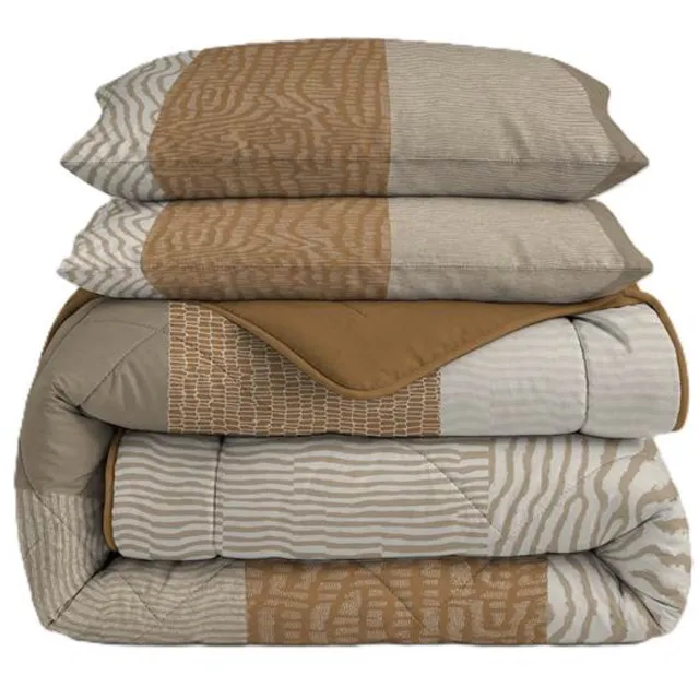 Vellora Mesa wasbaar dekbed - Lits-jumeaux - 240x220 cm - Oranje