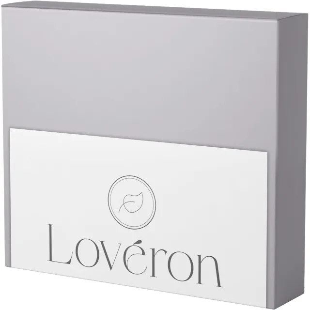 Lovéron Kussensloop - Katoen - 2 stuks - 30x50 cm - Grijs