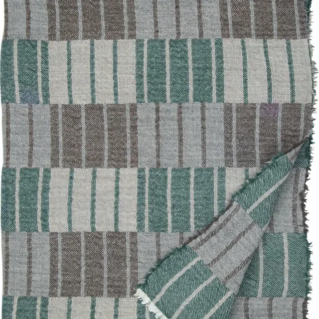 Lapuan Kankurit Wollen Plaid - SOINTU (140x180cm) Groen - Plaids.shop®