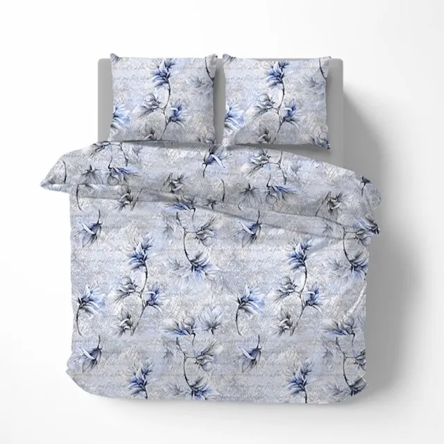 Husch Dekbedovertrek Magnolia Blue - 200x200/220 Grijs