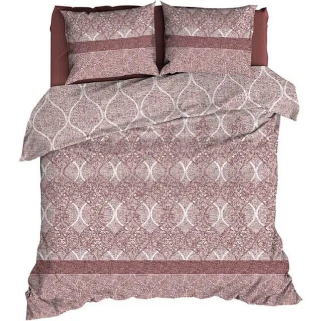Satin D Or Satin d'Or Godiva Dekbedovertrek - Extra breed - 260x200/220 cm - Oudrose