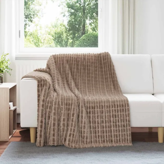 vidaXL Kleden 6 st Kameel 200 x 150 cm 4,5 kg Fleece bruin, foto 2