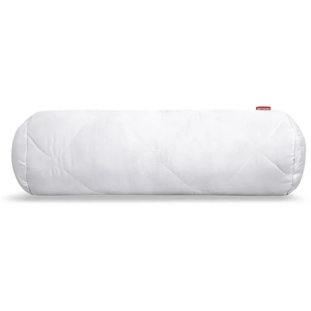AIO FACTORY Serie - Rolkussen - 60x25 cm - Antiallergisch - Microfiber - Siliconen Vulling Wit