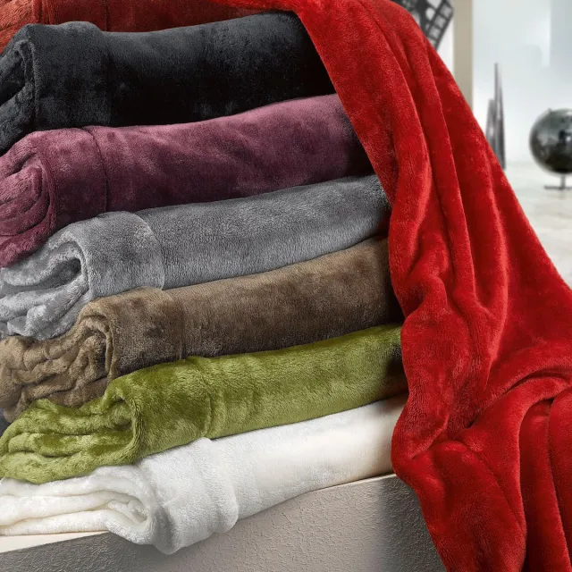 Vivaraise Plaid Tender 150x200 ombre zwart