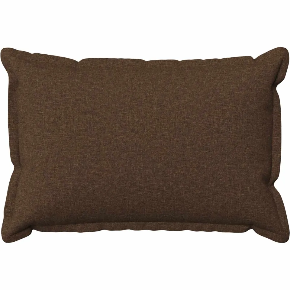 vidaXL Kussensloop 2 st HOUTEN Bruin 50 x 80 cm Faux Linnen