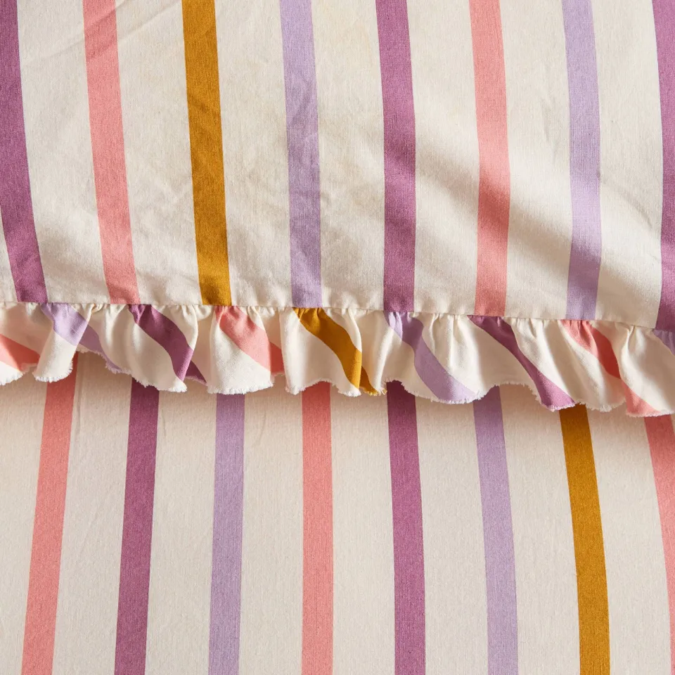 NOUS Living katoenen kussensloop 60x70 cm roze, foto 7