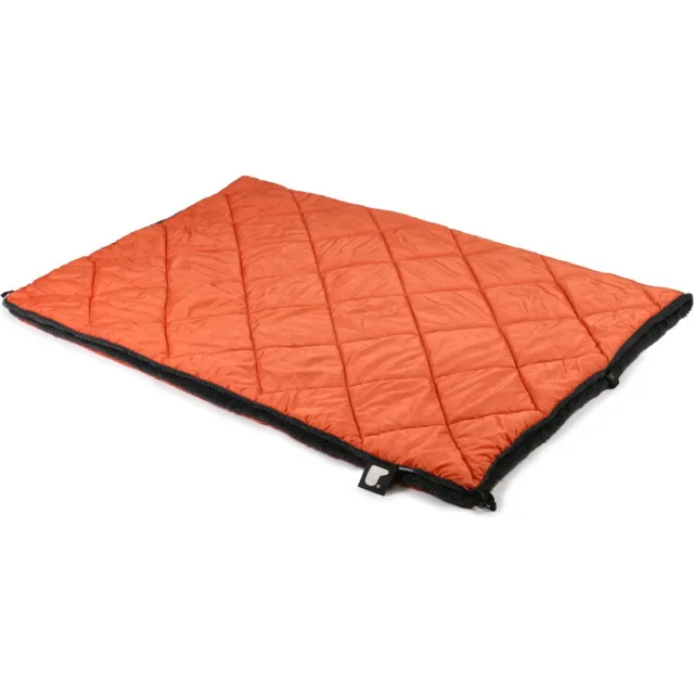 Extreme Lounging b-blanket - tweezijdige plaid - gewatteerd & teddy fleece - binnen & buiten - 140x200cm - Orange