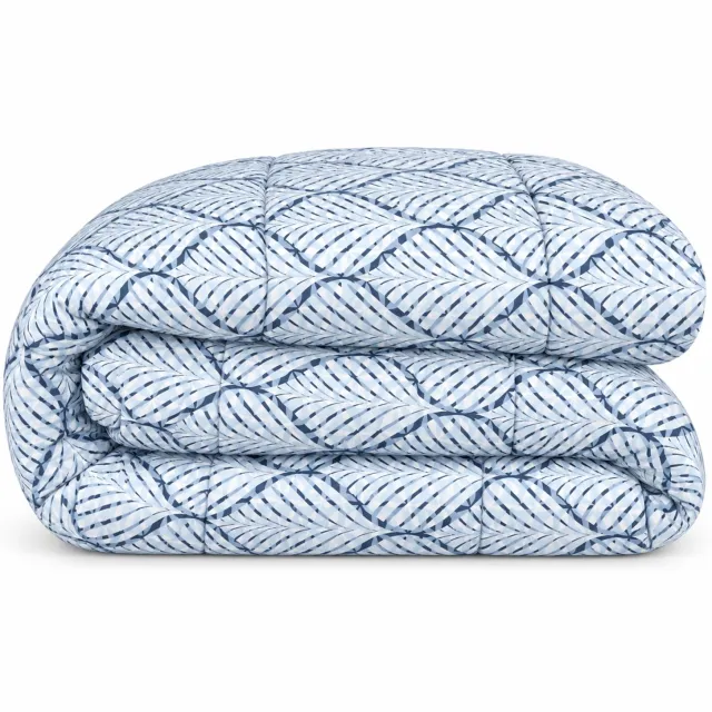 bedlin Premium Dekbed bedrukt - Zonder hoes ( 2 in 1 ) - Tweezijdig - 240 x 220 cm - Leaf B Multicolor