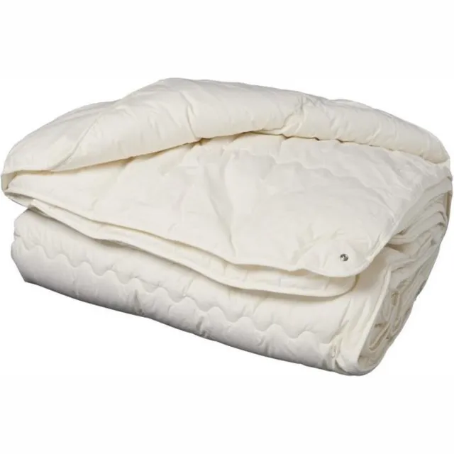 Slaap Vaak Luxe Katoenen 4-Seizoenen Dekbed - 100% Katoen - 140x200 cm Offwhite