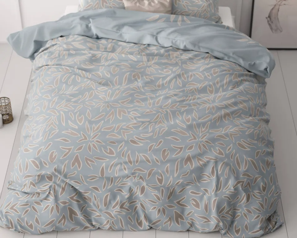 Sleeptime polyester dekbedovertrek 2-persoons (200x220 cm) blauw, foto 6