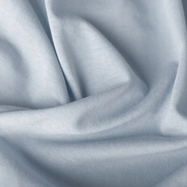 MATERACE Z GÓR Jersey hoeslaken met elastiek 160x200 cm, premium katoen, blauw