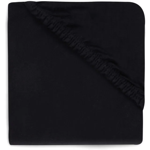 Jollein jersey boxmatras hoeslaken Ø95cm Black