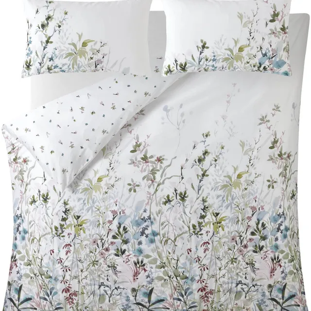 Laura Ashley Dekbedovertrek Pointon Fields - Bloemen - Multikleur