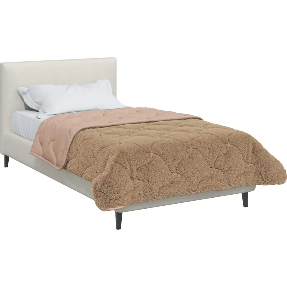 vidaXL Winter Dekbed 155 x 220 cm Winter Taupe Ademend, foto 2