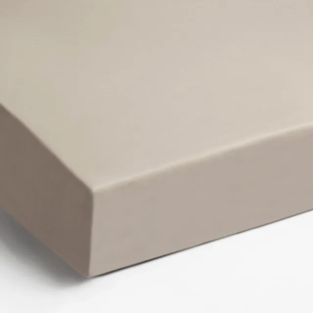 Papillon hoeslaken - dubbel jersey - 90 x 200 - Zand