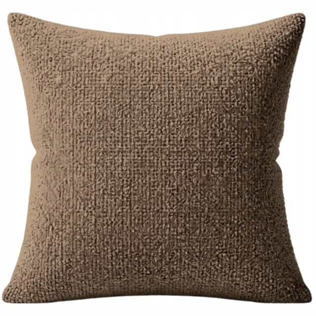 MMO-EURO Martyna Opiełka Luxe Bouclé Kussenhoes 60x50 cm - Chocobruin