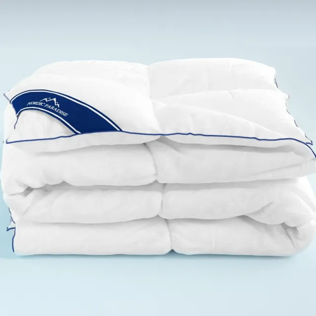 Nordic Paradise Comfort Donzen Dekbed - 50% Franse eendendons - Natuurlijk Donsdeken - 240x220 cm - Extra Warm - Winter wit