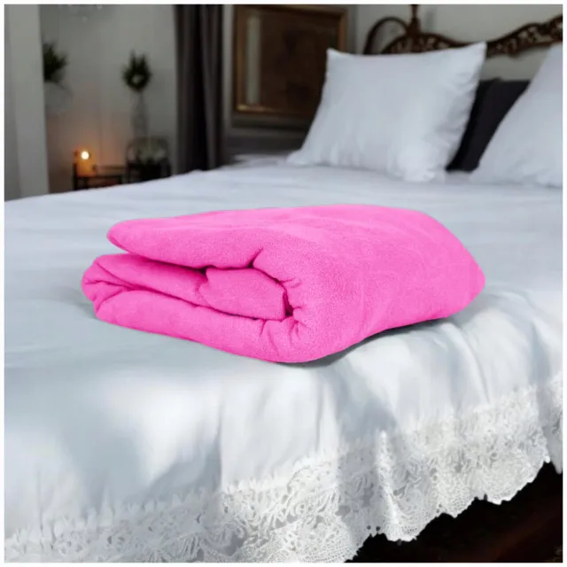 Kam-Pol Jersey Hoeslaken met Elastiek 90x180 cm - Zacht Roze