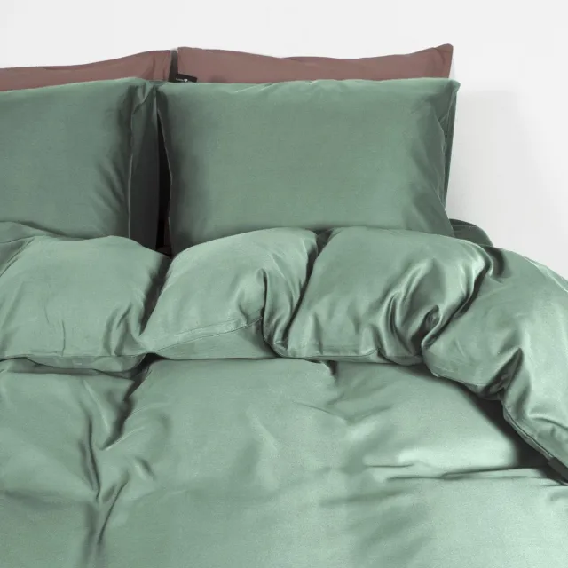 Primaviera Dekbedovertrek 100% Bamboe -200x200/220 cm - Groen