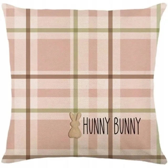 eCarla Paaskussenhoes 45x45cm Hunny Bunny POD215 Multicolor