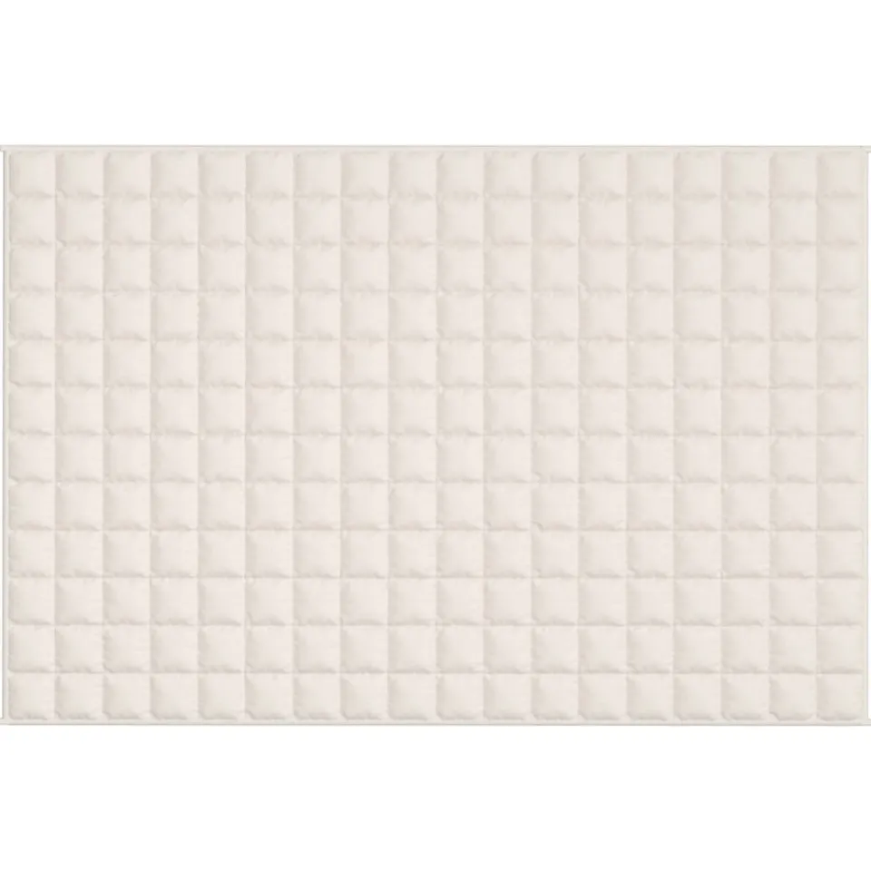 vidaXL Verzwaringsdeken 122x183 cm 5 kg stof lichtcrèmekleurig crème, foto 3