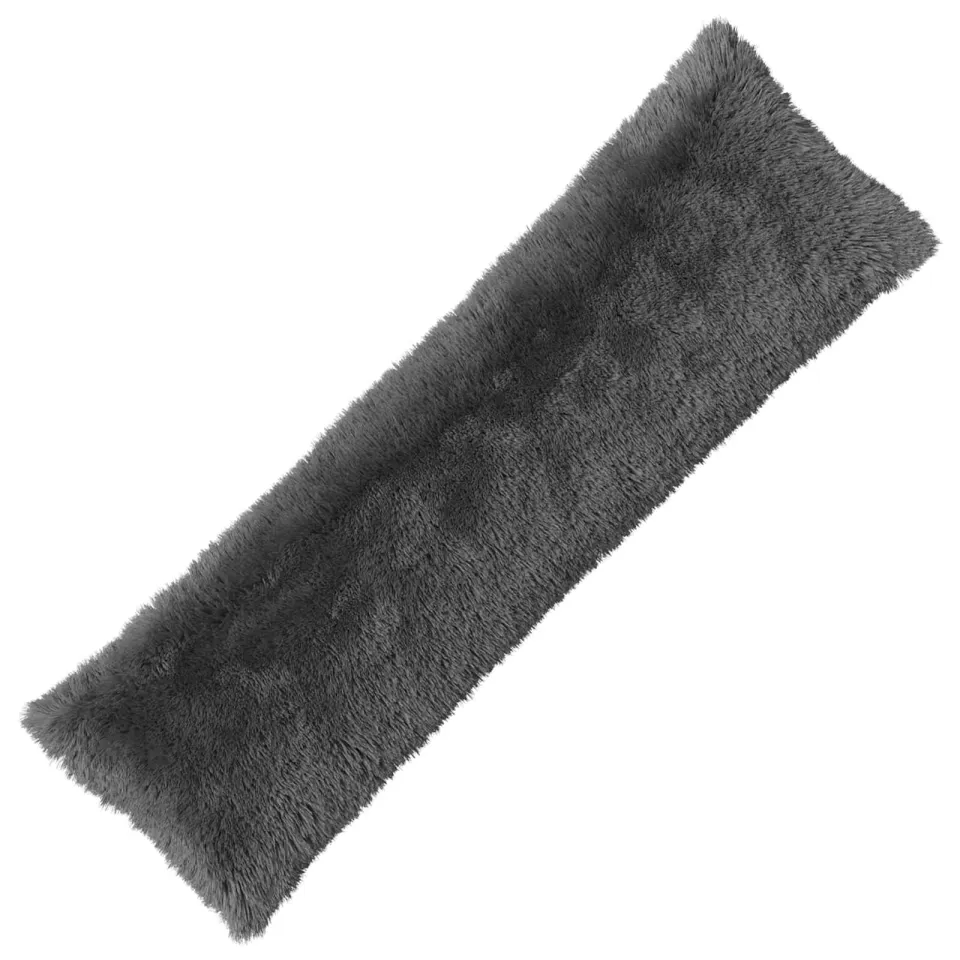 vidaXL Kussensloop HEERLEN Lichtgrijs 40 x 145 cm PV Fleece, foto 3