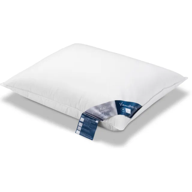 Vandyck Pure Nature donsen hoofdkussen wit